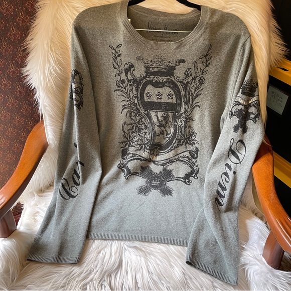 Neiman Marcus Men’s Printed Cashmere Sweater